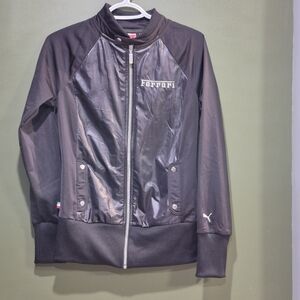 Ferrari Women's Black Bomber Jacket